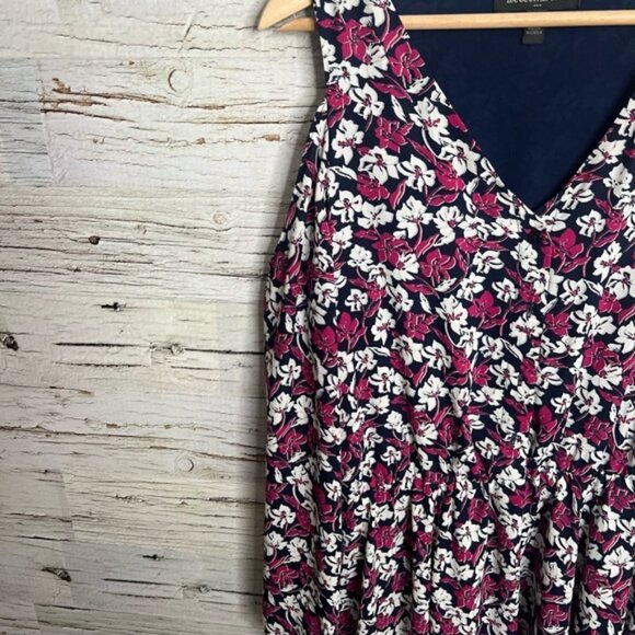 Banana  republic white pink cold shoulder long sleeve dress size 4 - Picture 3 of 9